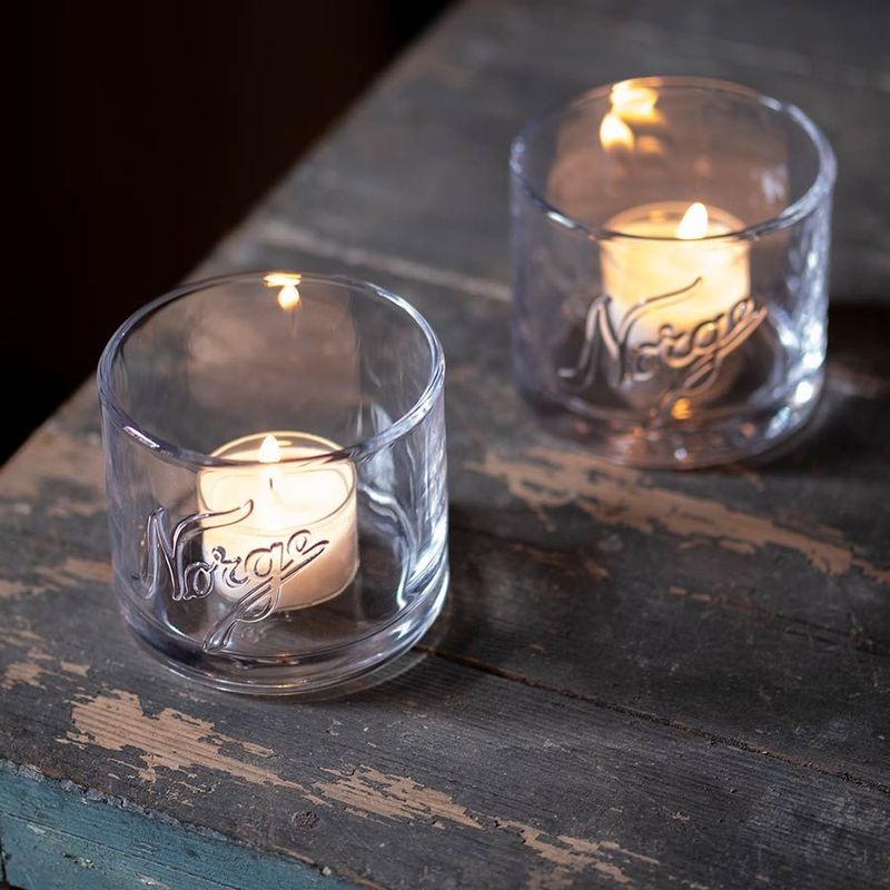 Norgesglasset Telysholder 2pk