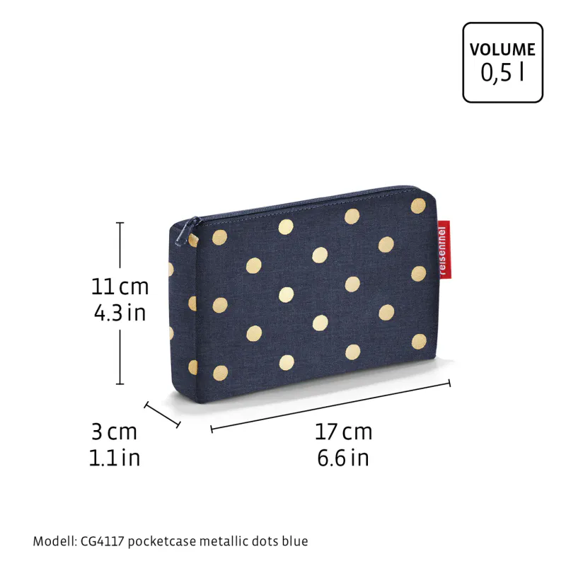 Gavesett Veske & Sminkemappe White Dots - Reisenthel
