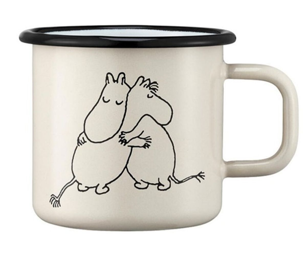 Mummikopp Emalje 3,7 dl - Mummi 80 år