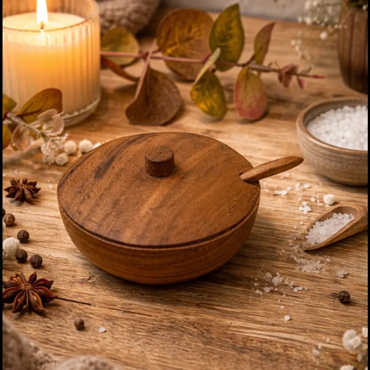 Troll mini saltkar m/lokk og skje