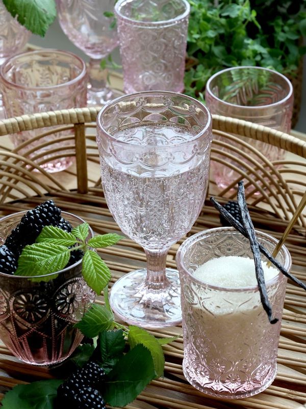 Saint-Émilion glass med mønster – 6 stk