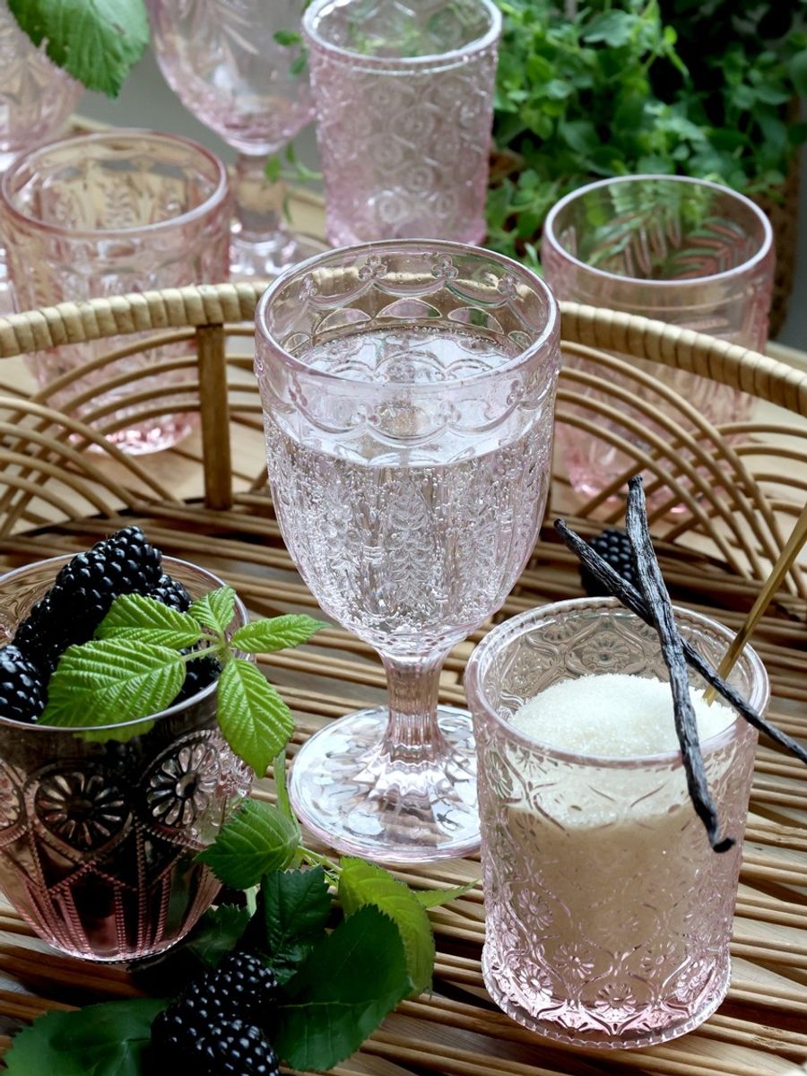 Saint-Émilion glass med mønster – 6 stk