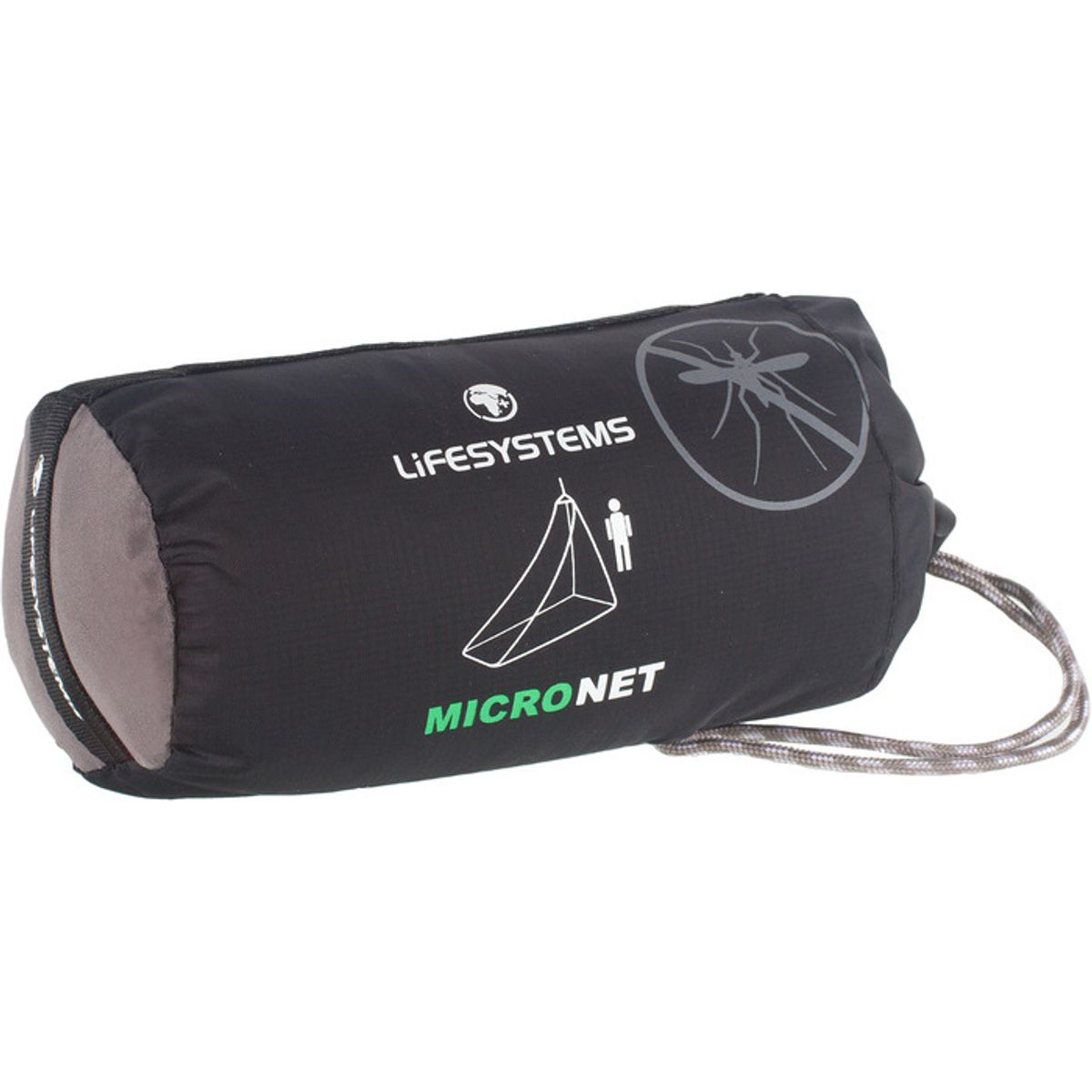 Myggnett Micro Single Ubehandlet White