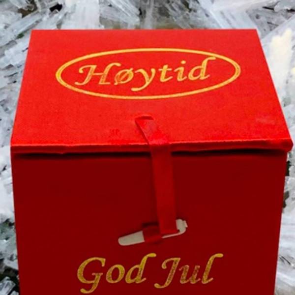 Hovedbilde Julekule håndmalt Nordlys