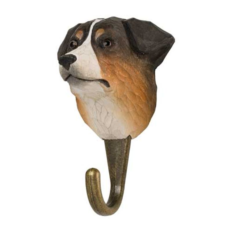 Håndskåret Krok – Australsk Gjeterhund Wildlife Garden