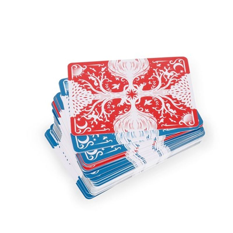 Vannfast Kortstokk 2 stk  metallboks Vintage
