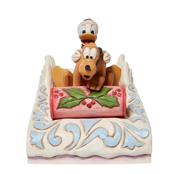 Hovedbilde Disney Julefigur - Slede Donald & Pluto 11,5 cm