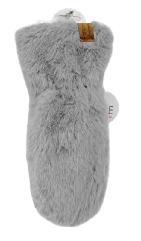Pelsvotter Super Fluffy, grå