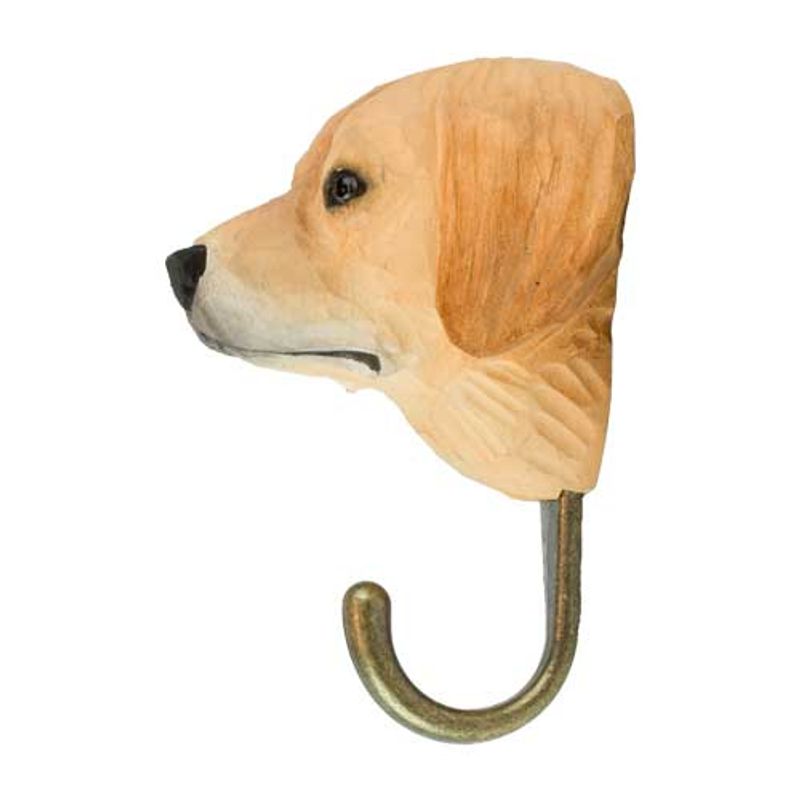 Håndskåret Krok – Golden Retriever Wildlife Garden