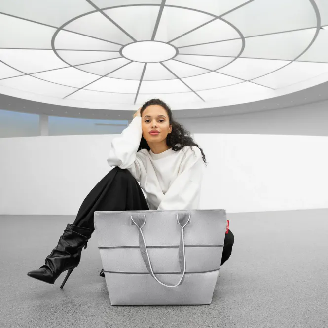 Hovedbilde Veske Shopper E1 Ekspanderer, Herringbone grey - ...
