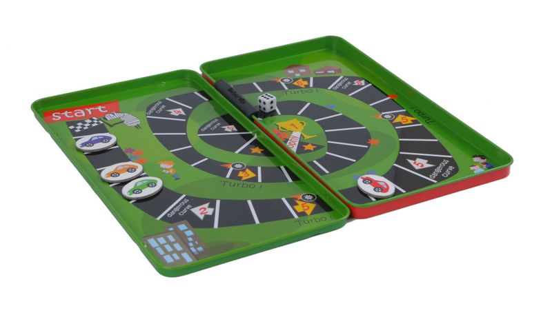 Magnetisk reisespill - Car Race fra Purple Cow
