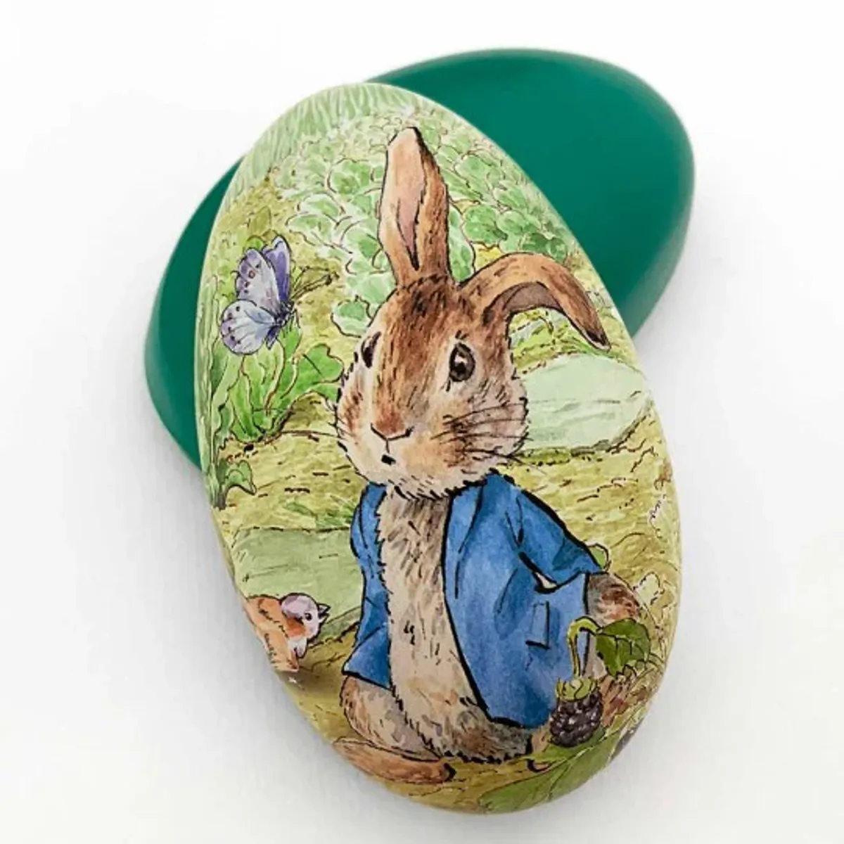 Påskeegg Peter Rabbit, grønn