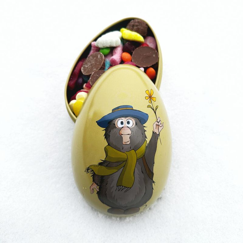 Påskeegg  i tinn Flåklypa Ludvig