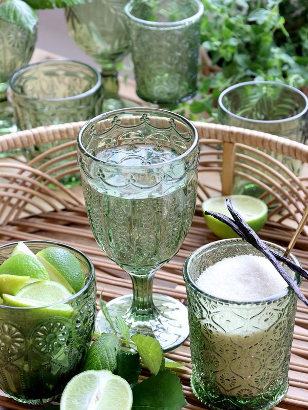 Saint-Émilion glass med mønster – 6 stk