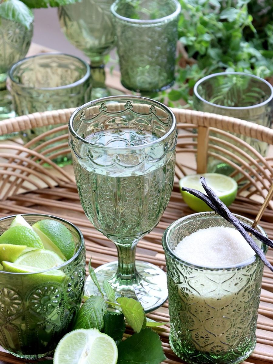 Saint-Émilion glass med mønster – 6 stk