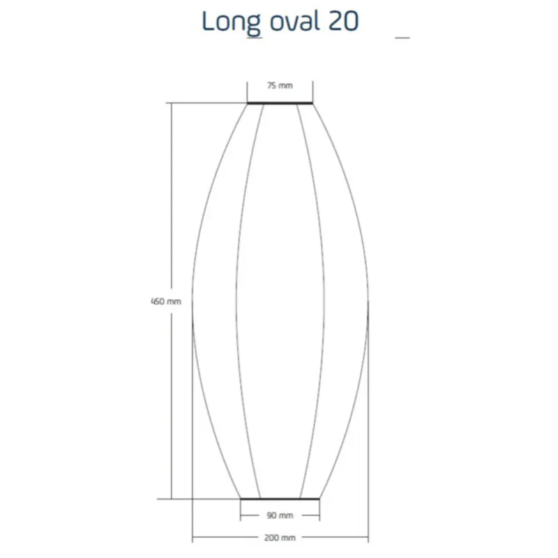 Lumiz Solcelle Led Lykt Long Oval 20  Folia Taupe