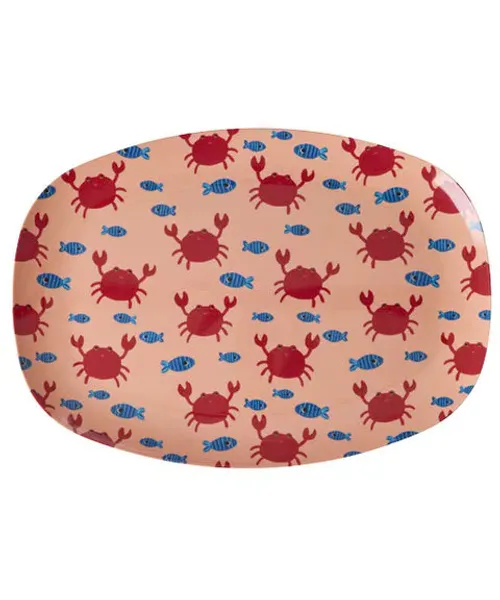 Hovedbilde Serveringsfat fra Rice med krabbemotiv (L 30 cm)