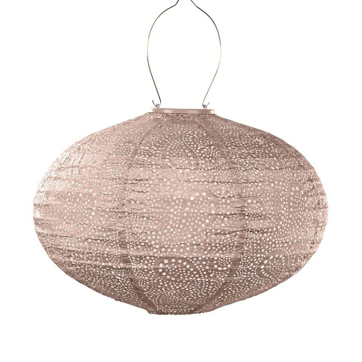 Lumiz Solcelle Led Lykt Oval 40 Paisley Soft Blush