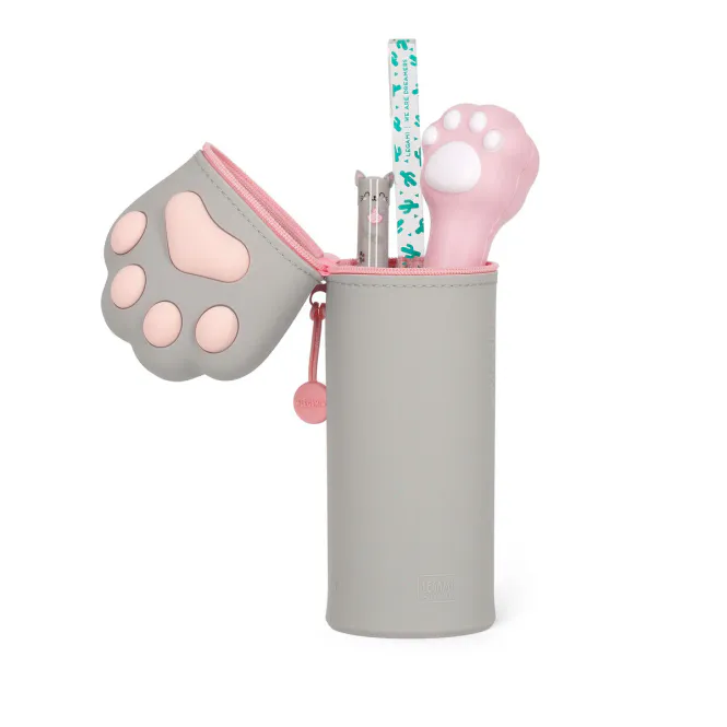 Hovedbilde Silikon pennal Kawaii, 2i1 Kattepote - Legami