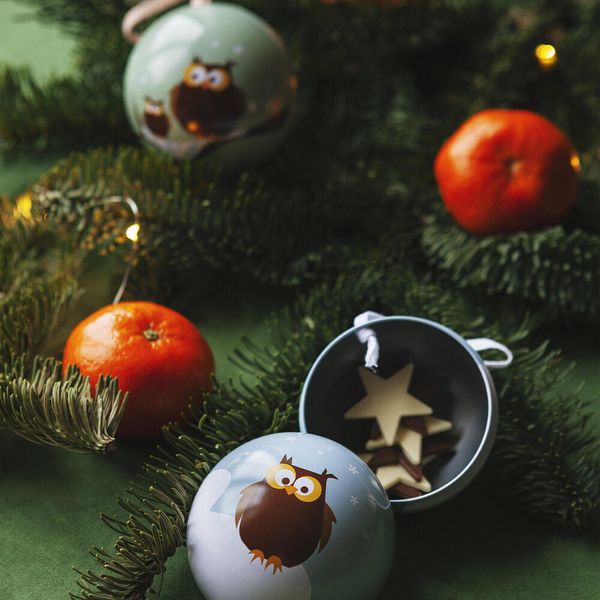 Hovedbilde Blafre julekuler - Ugle 2 pk