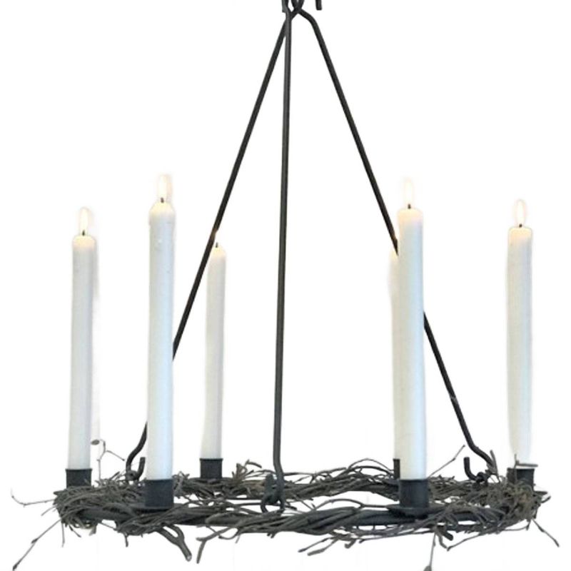 Spegels Lysekrone Håndsmidd for 9 lys, 58 cm