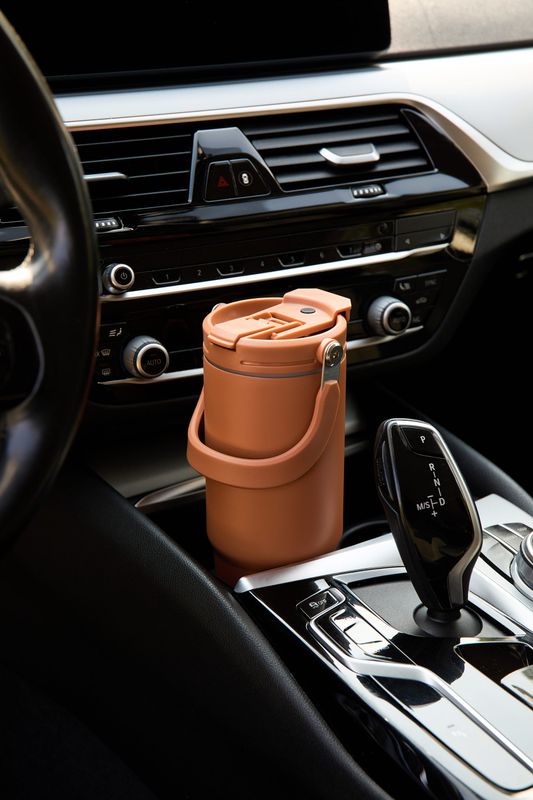 Vinga termo vacuum kopp – 880 ml, Resirkulert Stål, oransje