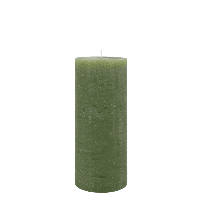 Macon kubbelys rustikk 150 timer – forrest green (H25 / Ø10 cm)