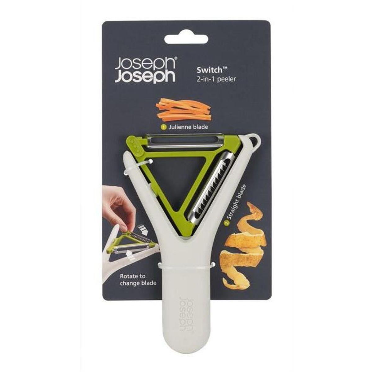2 i 1 skreller fra Joseph Joseph 