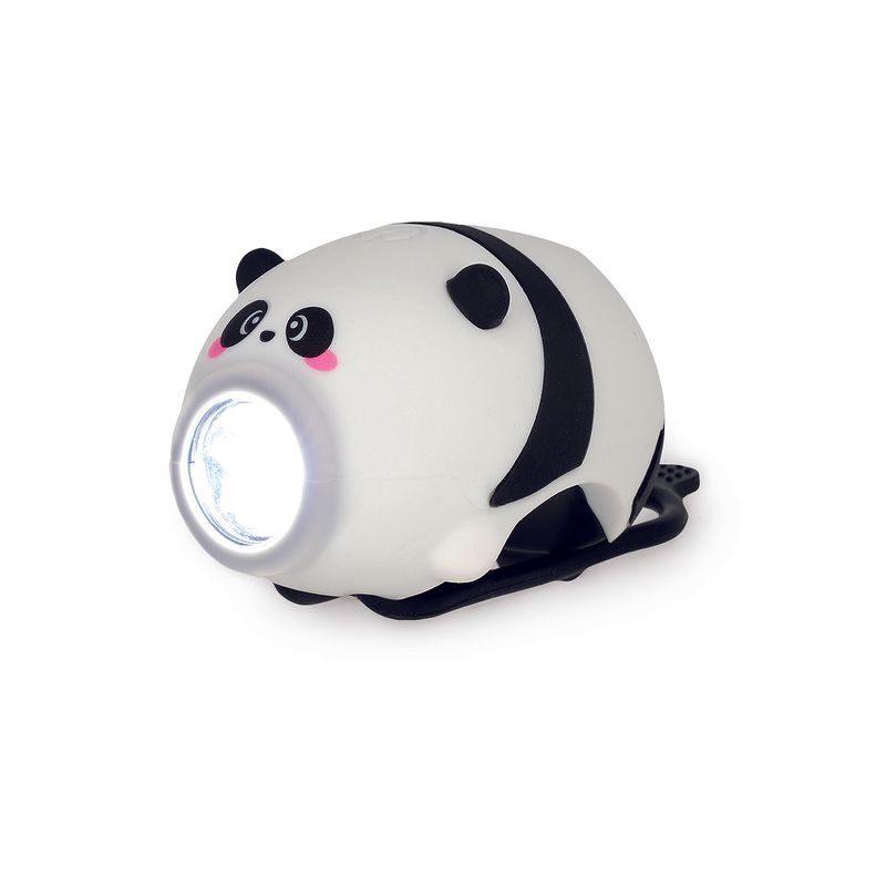 Ladbar sykkelys m/ bjelle Panda