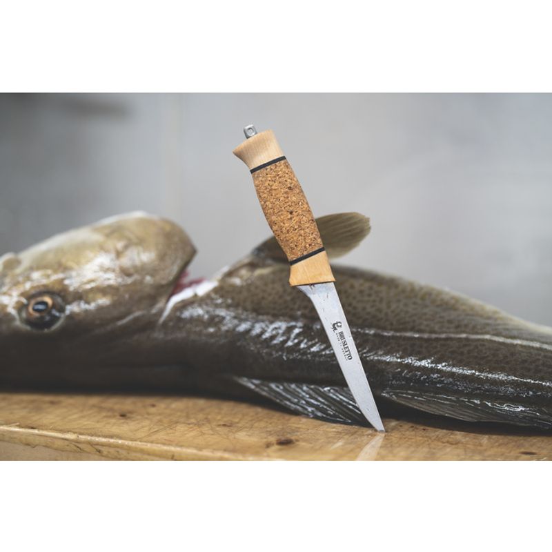 Brusletto Fiskern – flytende fiskekniv med fleksibelt blad