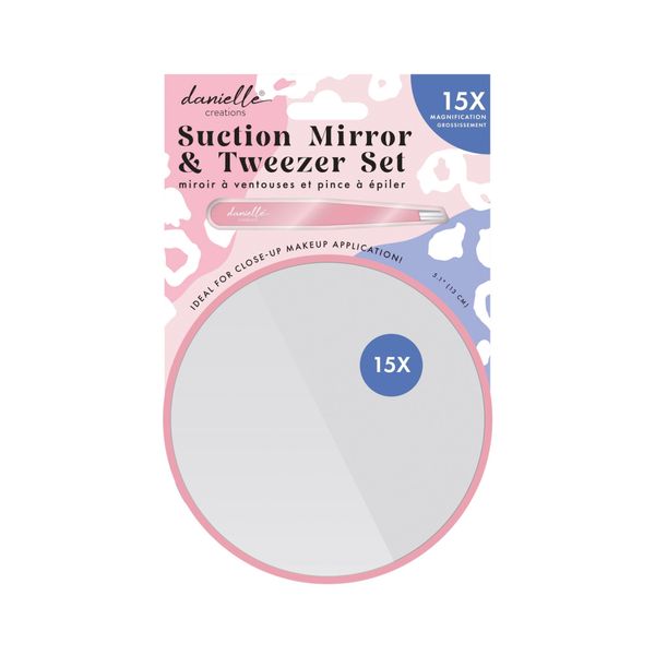Hovedbilde Sminkespeil med pinsett – 15x forstørrelse, ...
