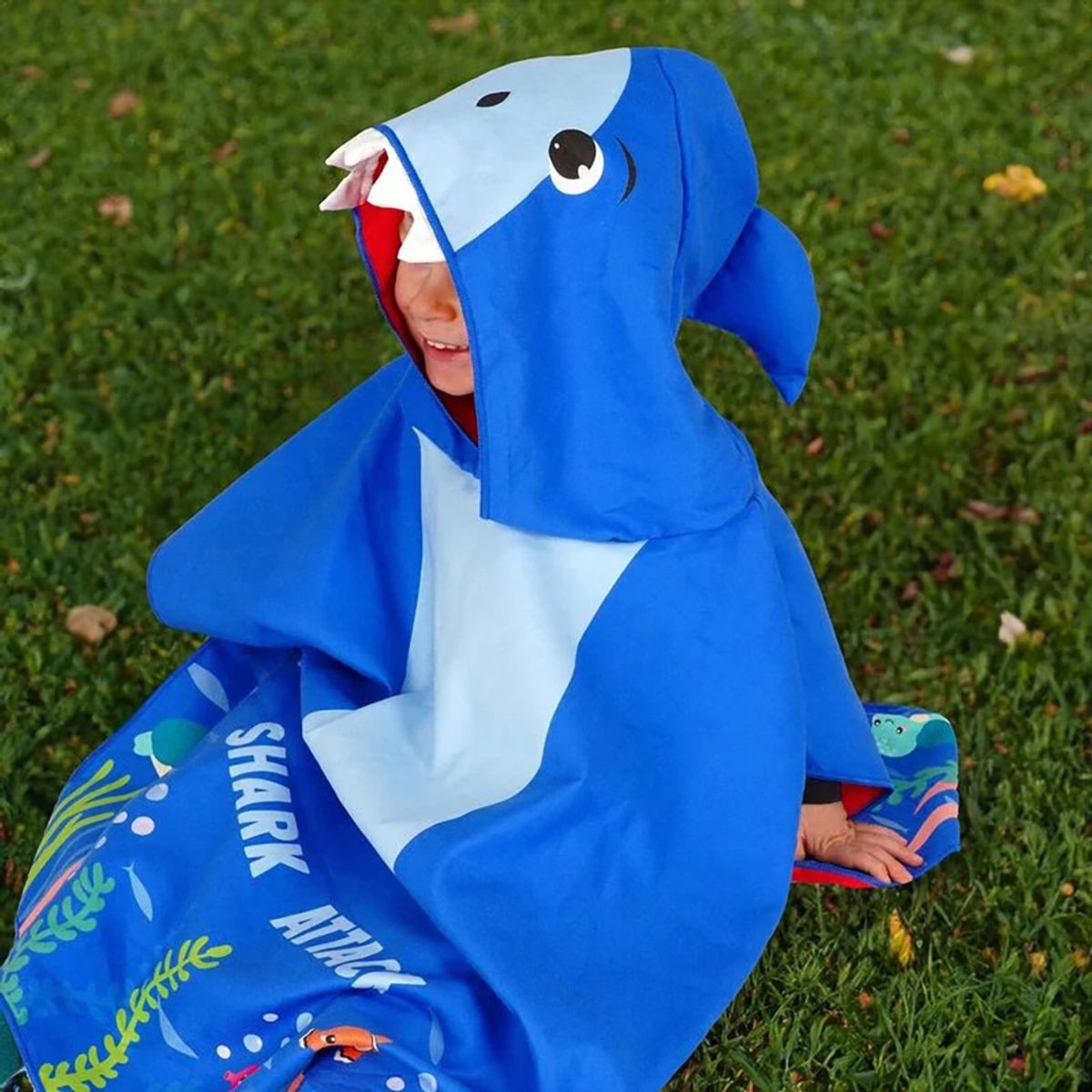 Badeponcho Shark fra Legami