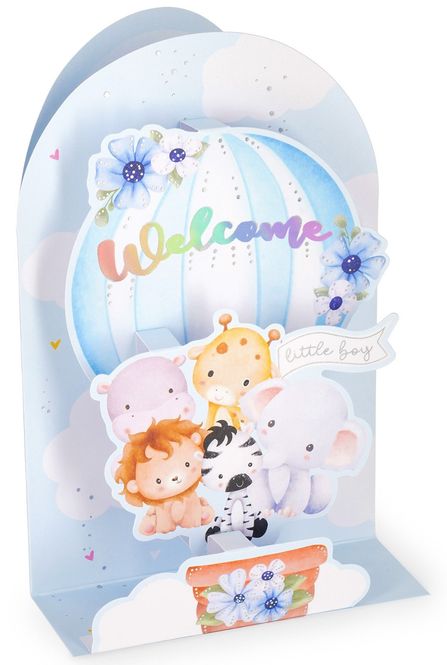 Hovedbilde Kort POP-UP Baby Boy