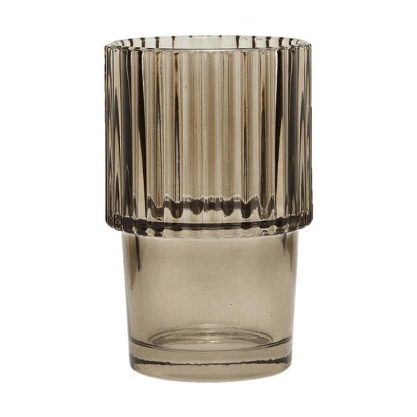 Hovedbilde Glass 4PK, Rills, Røkt grå fra House Doctor