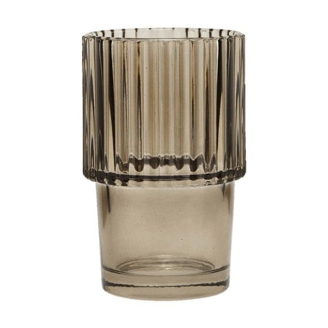 Hovedbilde Glass 4PK, Rills, Røkt grå fra House Doctor