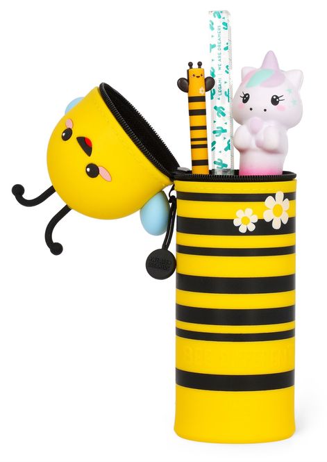 Hovedbilde Silikon penal Kawaii, 2i1 Bie - Legami