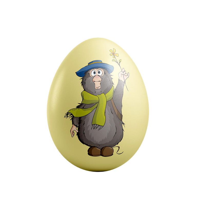 Påskeegg  i tinn Flåklypa Ludvig
