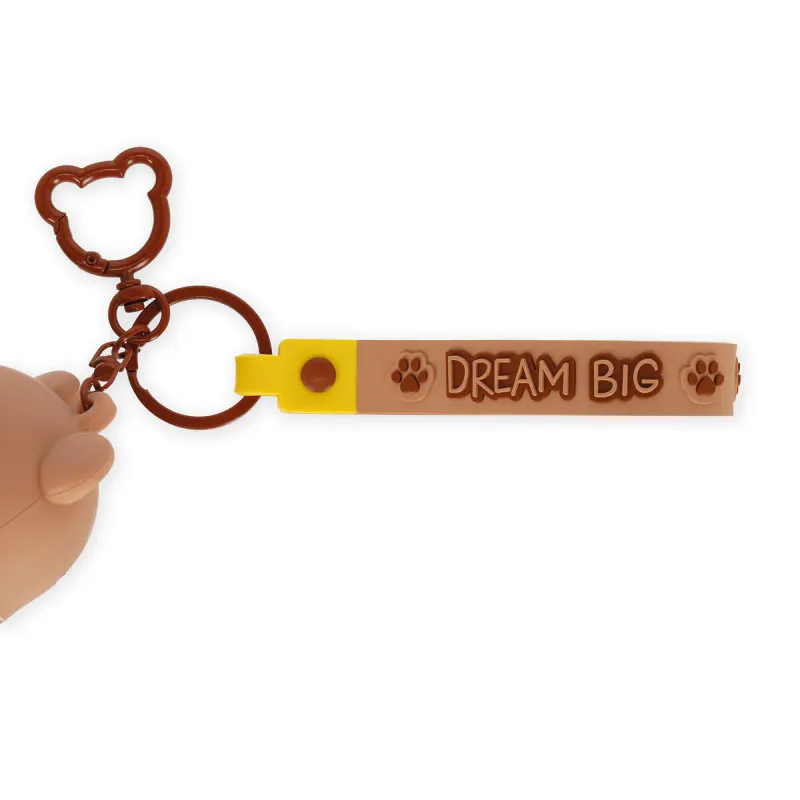 Mini Kawaii Teddy – Søt mini pung med nøkkelring