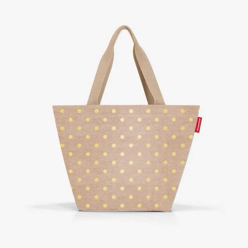 Veske Shopper M Dots Coffee - Reisenthel