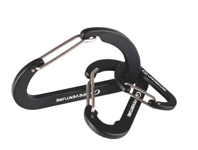Hovedbilde Karabiner små 3pk Lifeventure