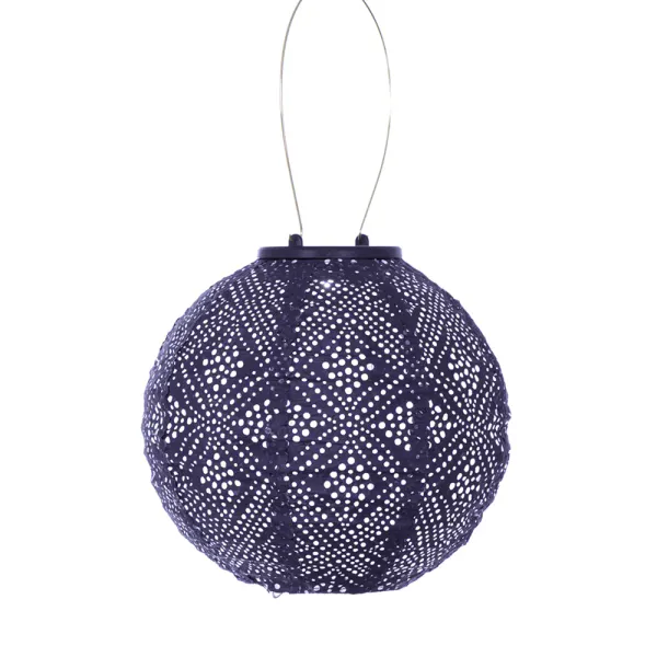 Hovedbilde Lumiz Solcelle Led Lykt Round 20 Topaze Grey Blue