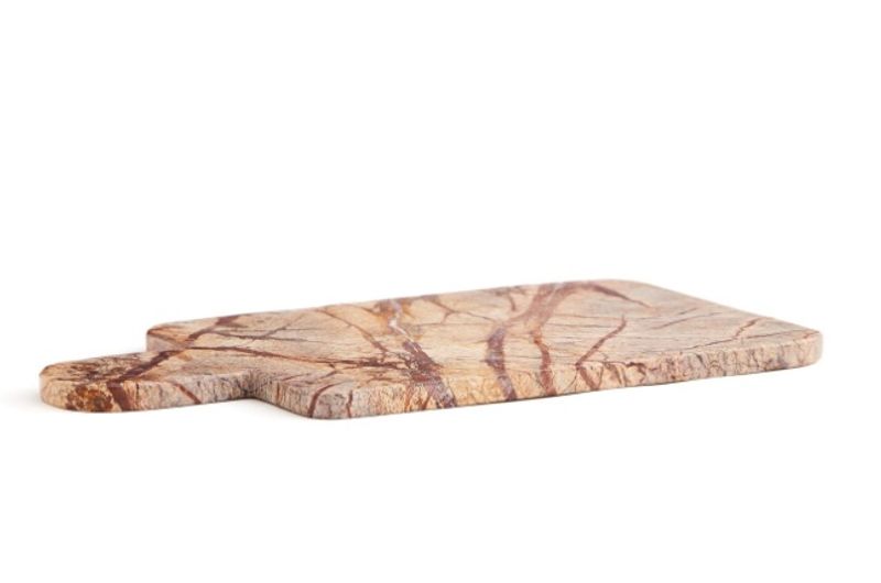 Rustikk Marmorbrett 30 x 18 cm brun Vinga
