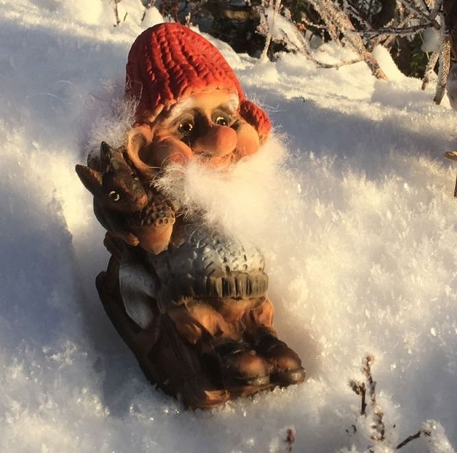 Hovedbilde Nyform Nisse Håndlaget på kjelke 