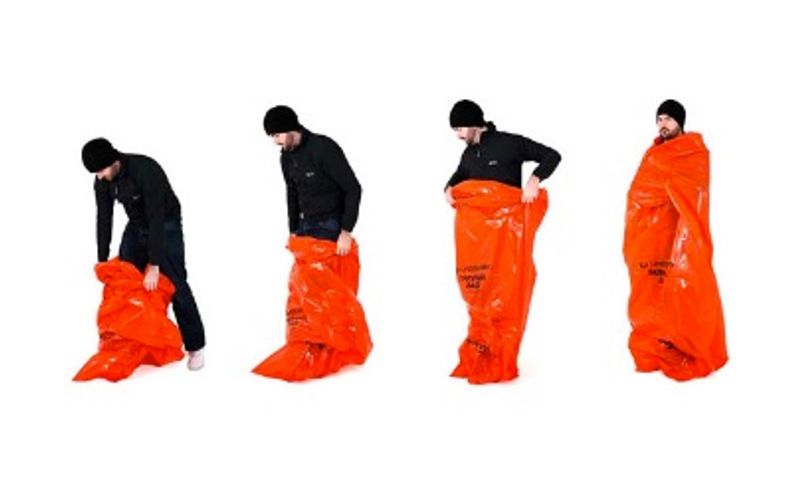 Overlevelsespose Survival Bag Red