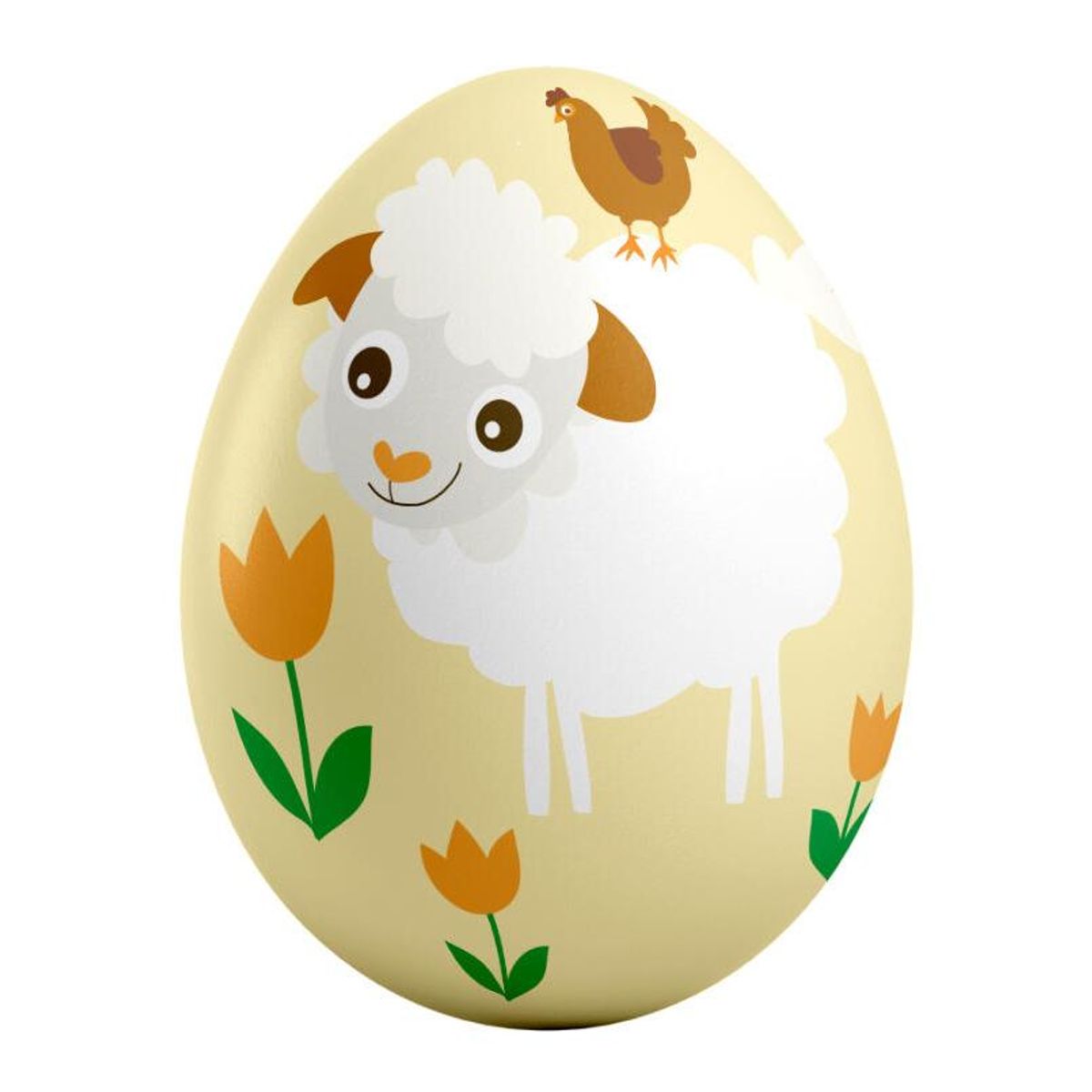 Påskeegg Blafre - Lam, 15 cm