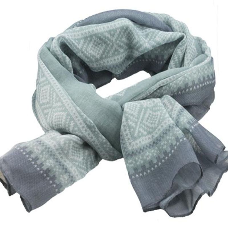 Skjerf Marius® Lys Grå/Mint