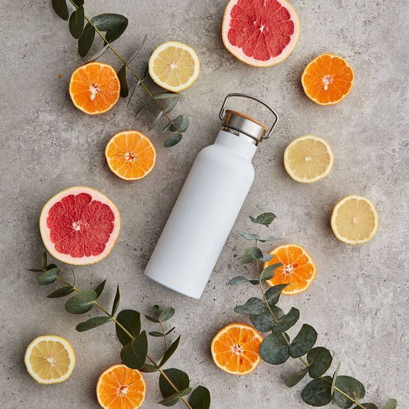 Miles Termoflaske 450 ml hvit Vinga of Sweden