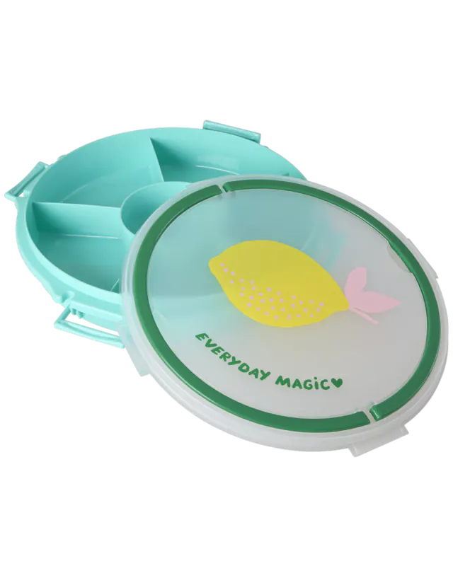 Rice serveringsbrett med lokk – sitron (32 cm)
